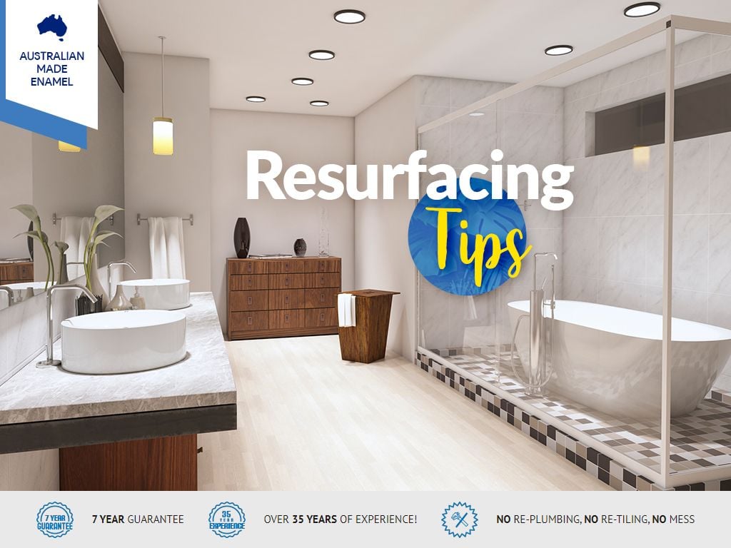 Resurfacing Tips: Baths, Showers, Basins, and Tiles Resurfacing Tips: Baths, Showers, Basins, and Tiles